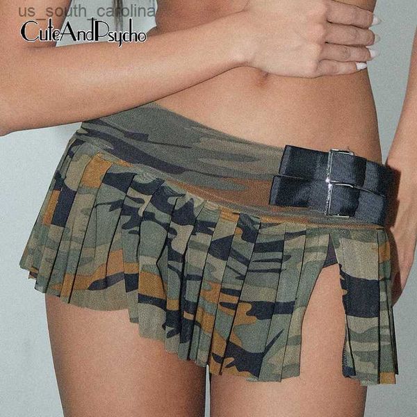 skirts cuteandpsycho camouflage print mini skirts low waisted clubwear harajuku short bottoms fashion chic slits pleated skirts l230522, Black
skirts cuteandpsycho camouflage print mini skirts low waisted clubwear harajuku short bottoms fashion chic slits pleated skirts l230522, Black