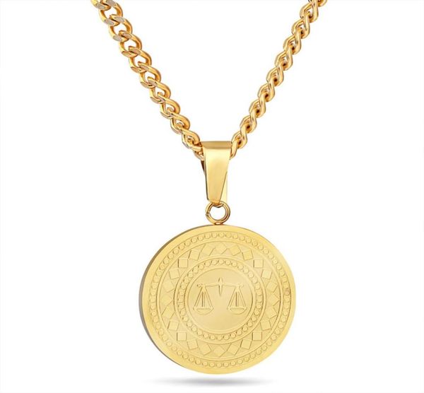 gold plated stainless steel chain round balance medal woman jewelry necklace8489823, Silver
gold plated stainless steel chain round balance medal woman jewelry necklace8489823, Silver