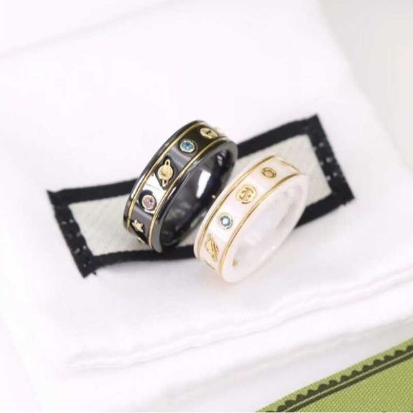 designer jewelry bracelet necklace 925 sterling bee black white ceramic love star hand couple ring high quality, Silver
designer jewelry bracelet necklace 925 sterling bee black white ceramic love star hand couple ring high quality, Silver