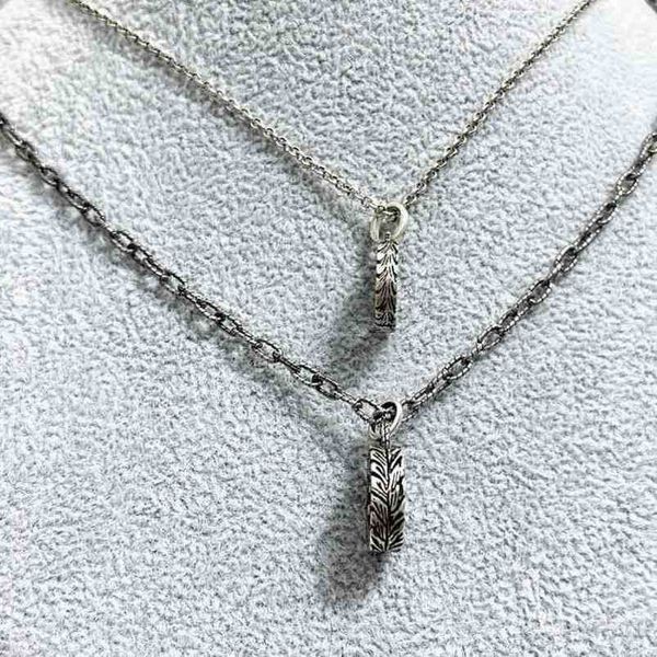 20% off 2023 new designer jewelry bracelet necklace ring ancient style carved pattern pendant for men women simple fried dough twist couple, Silver
20% off 2023 new designer jewelry bracelet necklace ring ancient style carved pattern pendant for men women simple fried dough twist couple, Silver