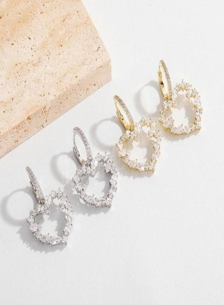 heart dangle earrings copper iced out cubic zirconia jewelry womens romantic for engagement gift4403577, Silver
heart dangle earrings copper iced out cubic zirconia jewelry womens romantic for engagement gift4403577, Silver