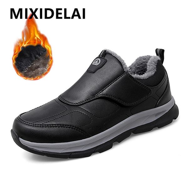 classic winter leather mens boots plush warm mens snow boots waterproof roman men work boots new large size outdoor warm boots, Black
classic winter leather mens boots plush warm mens snow boots waterproof roman men work boots new large size outdoor warm boots, Black