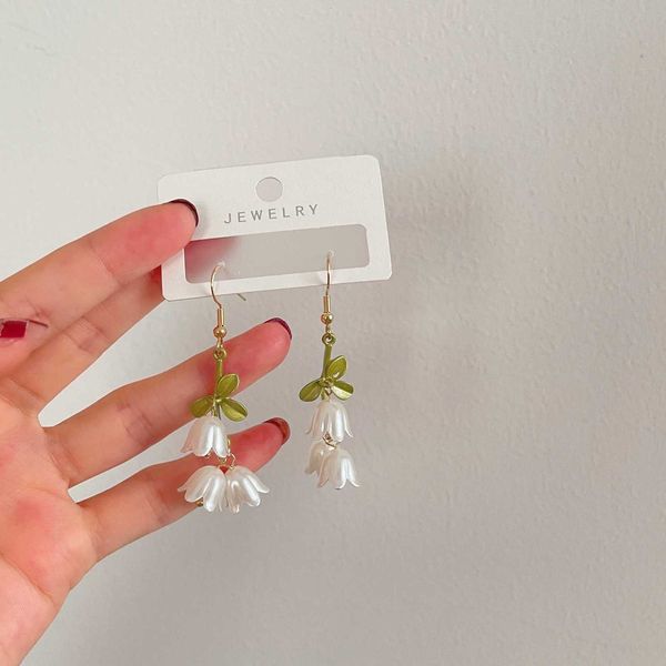 jewelry s925 silver ear hook valley lily flower earrings female sweet product forest bell orchid earclip, Golden
jewelry s925 silver ear hook valley lily flower earrings female sweet product forest bell orchid earclip, Golden