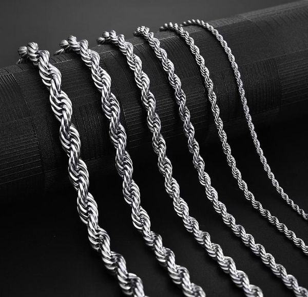 stainless steel rope chain necklace 25mm never fade waterproof choker necklaces men women hip hop jewelry 316l silver chain5289844
stainless steel rope chain necklace 25mm never fade waterproof choker necklaces men women hip hop jewelry 316l silver chain5289844
