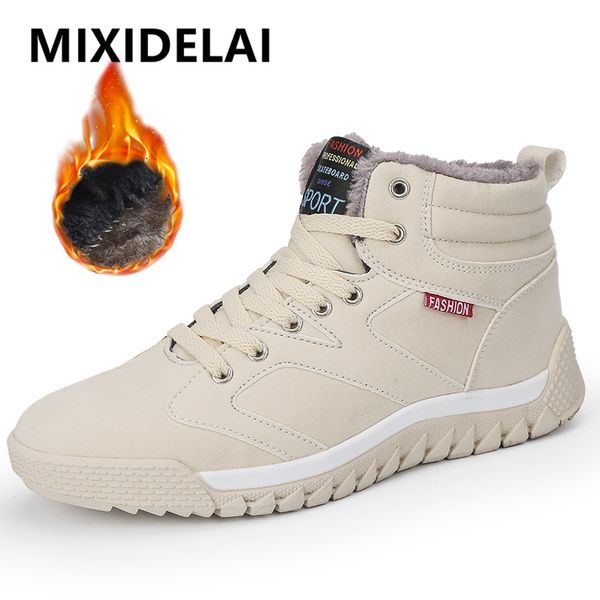 new men boots winter super warm ankle boots mens winter shoes plush lace-up non-slip snow boots outdoor men sneakers plus size, Black
new men boots winter super warm ankle boots mens winter shoes plush lace-up non-slip snow boots outdoor men sneakers plus size, Black