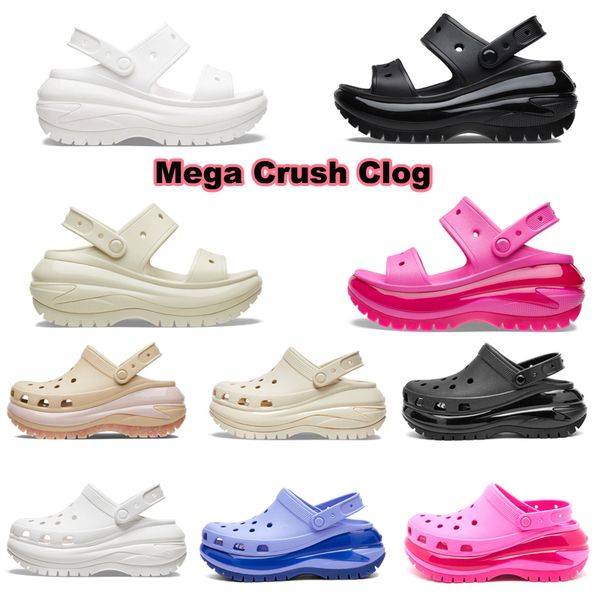 designer sandal mega crush clogs crocss platform sandals waterproof women casual rubber mules outdoor slippers, Black
designer sandal mega crush clogs crocss platform sandals waterproof women casual rubber mules outdoor slippers, Black