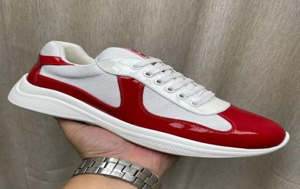 men america039s cup xl leather sneakers patent flat trainers black mesh laceup casual shoes outdoor runner mkjla08203959, Red;white
men america039s cup xl leather sneakers patent flat trainers black mesh laceup casual shoes outdoor runner mkjla08203959, Red;white