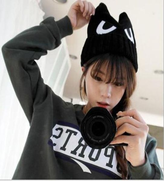 big cat eye beanies style winter warm hat women039s devil horn knitting crochet hat ski caps knitted hats 5 colors 10pcslot4688916, Blue;gray
big cat eye beanies style winter warm hat women039s devil horn knitting crochet hat ski caps knitted hats 5 colors 10pcslot4688916, Blue;gray