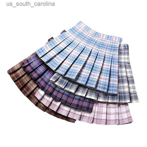 summer korean fashion short women skirt casual slim elastic high-waisted striped harajuku pleated plaid a-line mini skirts l230522, Black
summer korean fashion short women skirt casual slim elastic high-waisted striped harajuku pleated plaid a-line mini skirts l230522, Black