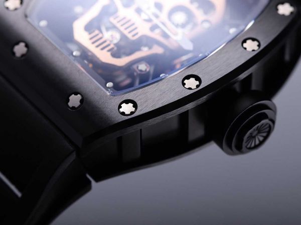 rm052-01 active tourbillon men's watch personality fashion cool transparent rm52 skull sports waterproof hollow out dial square skull m, Slivery;black
rm052-01 active tourbillon men's watch personality fashion cool transparent rm52 skull sports waterproof hollow out dial square skull m, Slivery;black