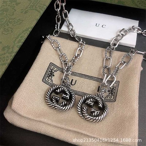 2023 new designer jewelry bracelet necklace ring gs925 thread twist couple hip hop same old dyed black clavicle chain tide, Silver
2023 new designer jewelry bracelet necklace ring gs925 thread twist couple hip hop same old dyed black clavicle chain tide, Silver