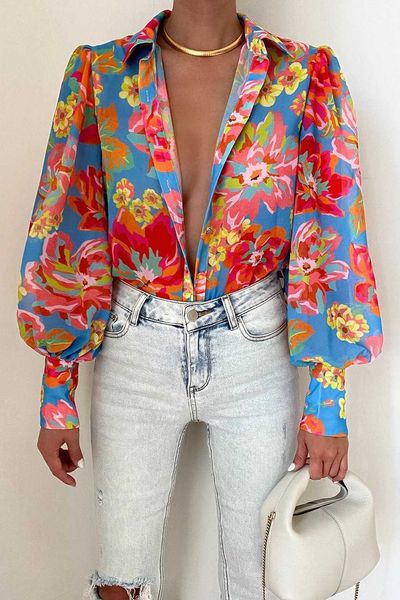 elegant ootn female casual vintage office ladies clothing single breasted lantern sleeve blouses spring print women's shirt hxst, White
elegant ootn female casual vintage office ladies clothing single breasted lantern sleeve blouses spring print women's shirt hxst, White