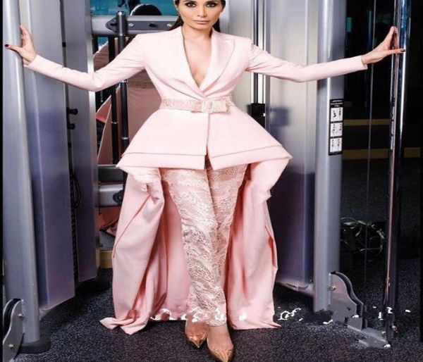 blush pink long sleeve jumpsuits evening dresses deep v neck with sash elegant satin garment lace pant guest dress prom gowns7592517, Black
blush pink long sleeve jumpsuits evening dresses deep v neck with sash elegant satin garment lace pant guest dress prom gowns7592517, Black
