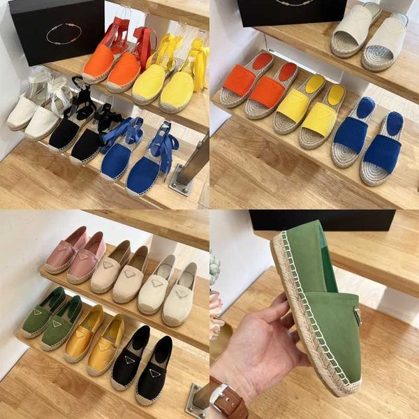2023 luxury women sandals espadrille loafer summer designer slippers flat slides closed toe mules slingback straw thick soles fisherman tria, Black
2023 luxury women sandals espadrille loafer summer designer slippers flat slides closed toe mules slingback straw thick soles fisherman tria, Black