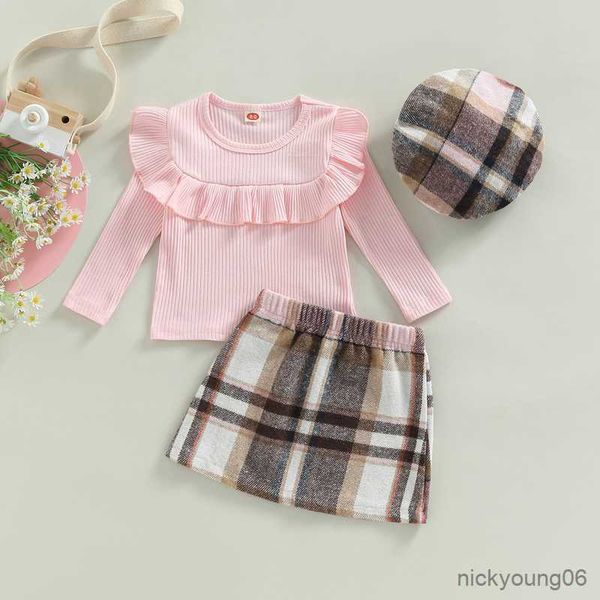clothing sets fashion children baby girl autumn long sleeve ruffle andplaid a-line skirtandhat knit kids outfits, White
clothing sets fashion children baby girl autumn long sleeve ruffle andplaid a-line skirtandhat knit kids outfits, White