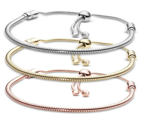 silver plated charms bracelets 3mm chain adjustable fit pandora gold rose bangle bracelet women female christmas party birthday gi6291731, Golden;silver
silver plated charms bracelets 3mm chain adjustable fit pandora gold rose bangle bracelet women female christmas party birthday gi6291731, Golden;silver