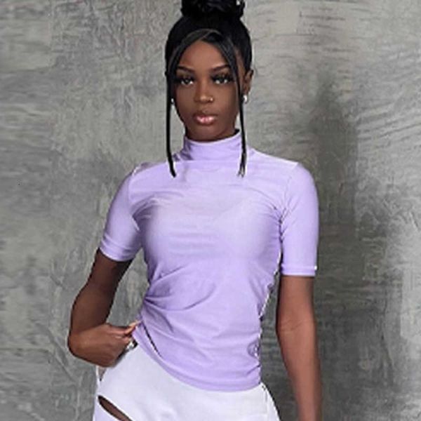 2023 women's summer new fashion casual sweat-absorbing slim fit solid short sleeve for women, White
2023 women's summer new fashion casual sweat-absorbing slim fit solid short sleeve for women, White