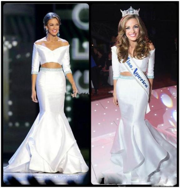 white two pieces pageant dresses 2017 off shoulder half long sleeve mermaid prom dresses floor length formal party evening gowns f2491708, Black
white two pieces pageant dresses 2017 off shoulder half long sleeve mermaid prom dresses floor length formal party evening gowns f2491708, Black