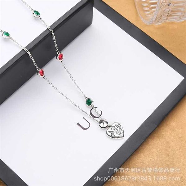 20% off 2023 new designer jewelry bracelet necklace ring flower bird love fearless color diamond style women's heart pendant, Silver 
20% off 2023 new designer jewelry bracelet necklace ring flower bird love fearless color diamond style women's heart pendant, Silver