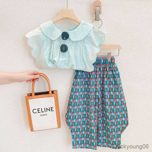 clothing sets girls' summer style fashion wavy sleeveless and wide leg pants 2pcs suits children clothes outfits 3-7y, White
clothing sets girls' summer style fashion wavy sleeveless and wide leg pants 2pcs suits children clothes outfits 3-7y, White