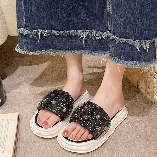 soft sole slippers summer fashion new comfortable all-match non-slip outdoor personality leisure shopping sandals, Black
soft sole slippers summer fashion new comfortable all-match non-slip outdoor personality leisure shopping sandals, Black