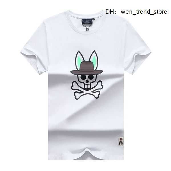 mens t shirt summer fashion bunny print short sleeve casual polos breathable brand 2 7645, White;black
mens t shirt summer fashion bunny print short sleeve casual polos breathable brand 2 7645, White;black