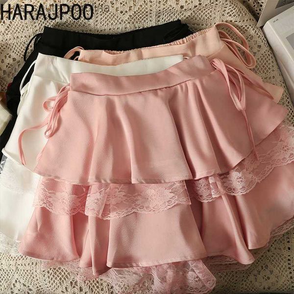 skirts harajpoo fashion women lace puffy skirt korean style summer high waist thin cake design sense a-line short skirts clothing l230522, Black
skirts harajpoo fashion women lace puffy skirt korean style summer high waist thin cake design sense a-line short skirts clothing l230522, Black