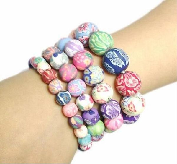 mixed order 8mm 10mm 12mm 15mm colorful soft clay polymer clay bracelets 20pcs bohemian beaded bracelets, Black
mixed order 8mm 10mm 12mm 15mm colorful soft clay polymer clay bracelets 20pcs bohemian beaded bracelets, Black