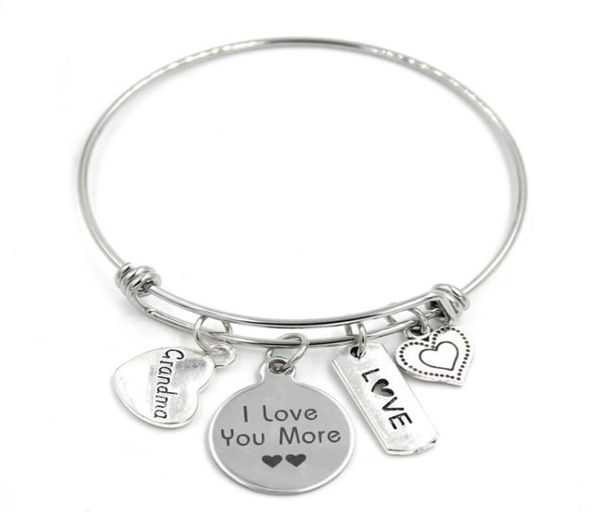 new arrival stainless steel bracelet adjustable wire bangle family charms bracelet grandma gifts jewelry7959953, Golden;silver
new arrival stainless steel bracelet adjustable wire bangle family charms bracelet grandma gifts jewelry7959953, Golden;silver