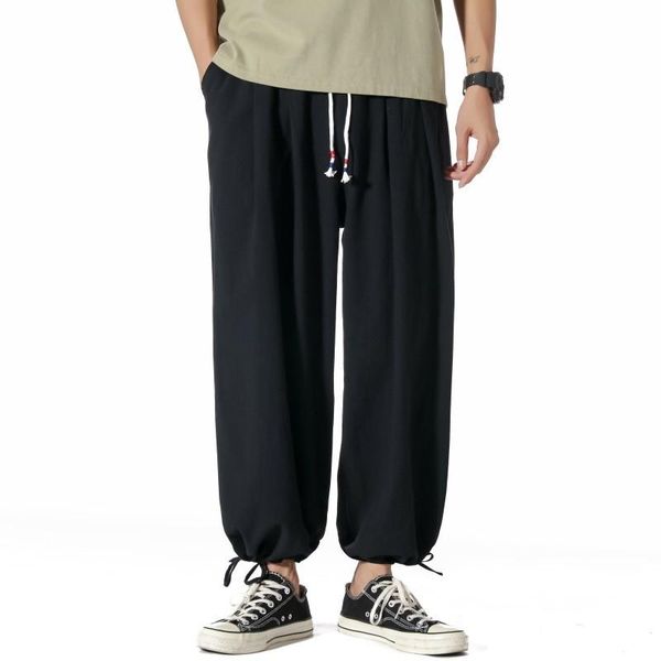 pants summer men loose harem pants japanese streetwear linen pants sweatpants casual brand oversize trousers male 5xl, Black
pants summer men loose harem pants japanese streetwear linen pants sweatpants casual brand oversize trousers male 5xl, Black