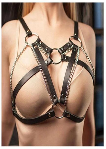 goth leather body harness metal chains necklace women bra chest chain belt witch gothic punk fashion girl festival jewelry9176591, Silver
goth leather body harness metal chains necklace women bra chest chain belt witch gothic punk fashion girl festival jewelry9176591, Silver