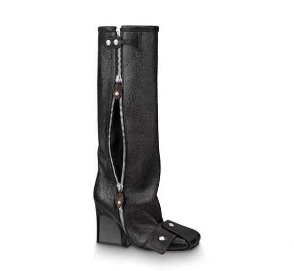 2021 lady women sheepskin leather chunky high heels knee boots square toe almond shaped toes kneehigh catwalk rivets zipper shoes1656072, Black
2021 lady women sheepskin leather chunky high heels knee boots square toe almond shaped toes kneehigh catwalk rivets zipper shoes1656072, Black