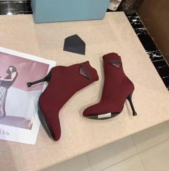 woman knitted elastic boots high heel booties fashion lady highs heels socks boot with box9637157, Black
woman knitted elastic boots high heel booties fashion lady highs heels socks boot with box9637157, Black