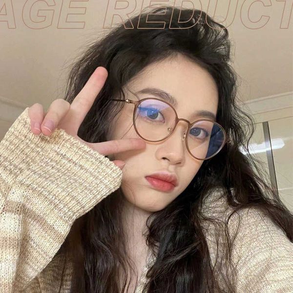 sunglasses collectable carlin net red pure titanium round glasses myopia eye frame 9101, White;black
sunglasses collectable carlin net red pure titanium round glasses myopia eye frame 9101, White;black