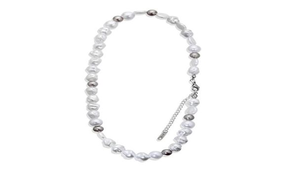 baroque style retro irregular shaped pearl necklace men and women hiphop wild clavicle chain chokr1826245, Silver
baroque style retro irregular shaped pearl necklace men and women hiphop wild clavicle chain chokr1826245, Silver