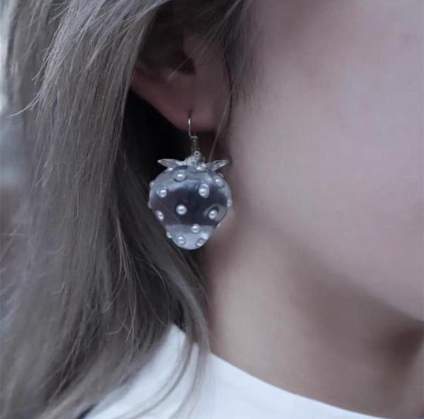 crystal imitation pearl transparent strawberry 3d dangle earrings geometric fruite stud earring girls travel jewelry chandelier4345123, Silver
crystal imitation pearl transparent strawberry 3d dangle earrings geometric fruite stud earring girls travel jewelry chandelier4345123, Silver
