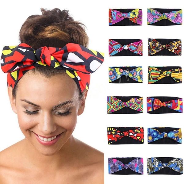 women african pattern print bow knotted headband bohemian stretch hairbands bandana headwrap lady washing face hair accessories, Slivery;white
women african pattern print bow knotted headband bohemian stretch hairbands bandana headwrap lady washing face hair accessories, Slivery;white