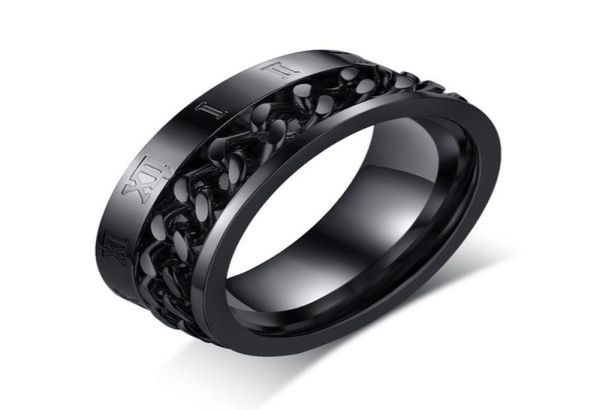 hiphop lucky spinner chain rings men accessories trending styles stainless steel anillo roman number party anel jewelry r3718184285, Silver
hiphop lucky spinner chain rings men accessories trending styles stainless steel anillo roman number party anel jewelry r3718184285, Silver