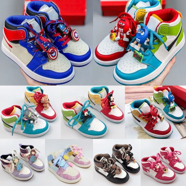 versions kids shoes mid 1s cartoon 1 casual children basketball sneakers toddler boys girls runner outdoor trainers youth kid sp, Black
versions kids shoes mid 1s cartoon 1 casual children basketball sneakers toddler boys girls runner outdoor trainers youth kid sp, Black