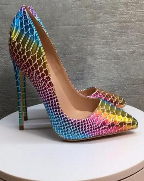 new spell colourful serpentine tip highheeled shoes pumps stiletto women patent leather pointed toes heels night club weddin1967460, Black
new spell colourful serpentine tip highheeled shoes pumps stiletto women patent leather pointed toes heels night club weddin1967460, Black