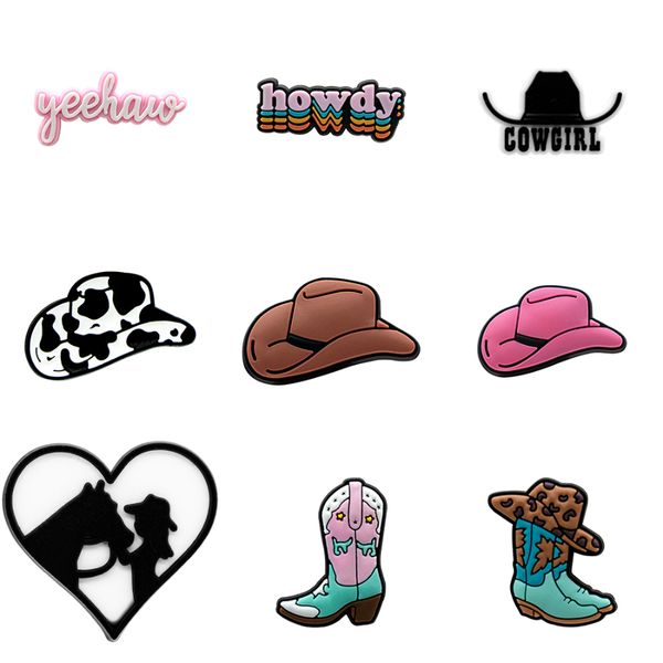 

Factory Direct Wholesale Cow Boy Shoe Charms Decoration Accessories Fit for Bracelet Wristband Boys Girls Kids Adults