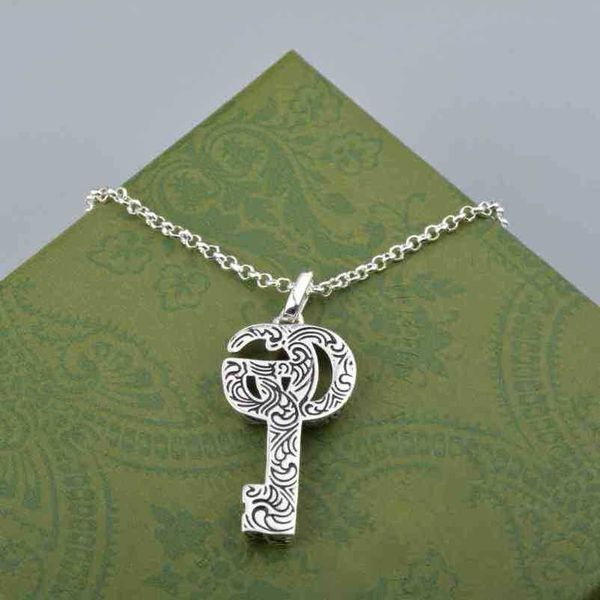 designer jewelry bracelet necklace ring key made of old carved pattern pendant couple's clavicle chain high quality, Silver
designer jewelry bracelet necklace ring key made of old carved pattern pendant couple's clavicle chain high quality, Silver