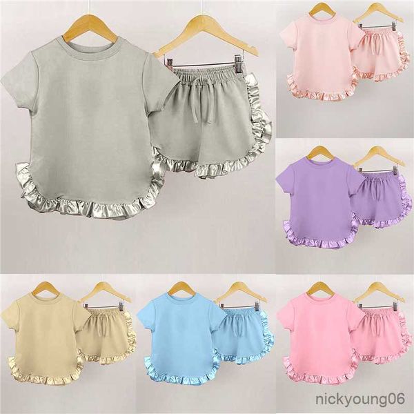 clothing sets girls 2023 summer baby ruffles suit t-shirt and shorts casual kids costume children clothes outfits, White
clothing sets girls 2023 summer baby ruffles suit t-shirt and shorts casual kids costume children clothes outfits, White