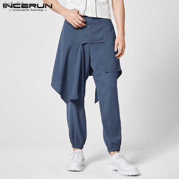 men's pants 2023 men pants solid color button joggers personality loose irregular trousers men streetwear casual long pants s-5xl incer, Black
men's pants 2023 men pants solid color button joggers personality loose irregular trousers men streetwear casual long pants s-5xl incer, Black