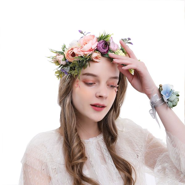new corolla performance stage little princess hair ornament flower ring super immortal queen crown flower child flower ring hair band with a, Silver
new corolla performance stage little princess hair ornament flower ring super immortal queen crown flower child flower ring hair band with a, Silver