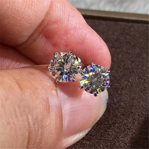 vecalon solitaire earring aaaaa cz stone real 925 sterling silver statement party wedding stud earrings for women bridal jewelry, Golden;silver
vecalon solitaire earring aaaaa cz stone real 925 sterling silver statement party wedding stud earrings for women bridal jewelry, Golden;silver