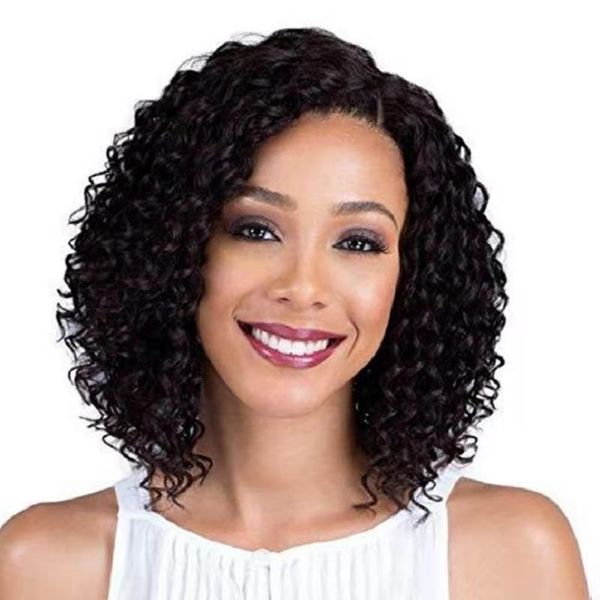 fashion short kinky curly wig for black women soft healthy black synthetic afro curly bob wig natural as real hair party wigs, Black;brown
fashion short kinky curly wig for black women soft healthy black synthetic afro curly bob wig natural as real hair party wigs, Black;brown
