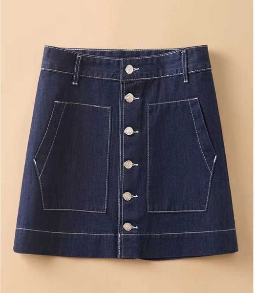 2023 new summer high-waisted slimming zipper denim short half skirt blue skirts for women, Black
2023 new summer high-waisted slimming zipper denim short half skirt blue skirts for women, Black