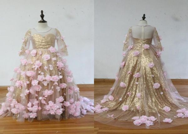 100 real imagegold sequins pink flowers girls pageant dresses sheer neck long sleeves ball gown girls performance birthday party6384697, White;red
100 real imagegold sequins pink flowers girls pageant dresses sheer neck long sleeves ball gown girls performance birthday party6384697, White;red