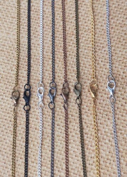 bronzesilverblackgoldcopper redgunmetal black necklace chain pocket watch chain with lobster clasp 2mmx3mm 8color 22inch 100p3591115, Silver 
bronzesilverblackgoldcopper redgunmetal black necklace chain pocket watch chain with lobster clasp 2mmx3mm 8color 22inch 100p3591115, Silver